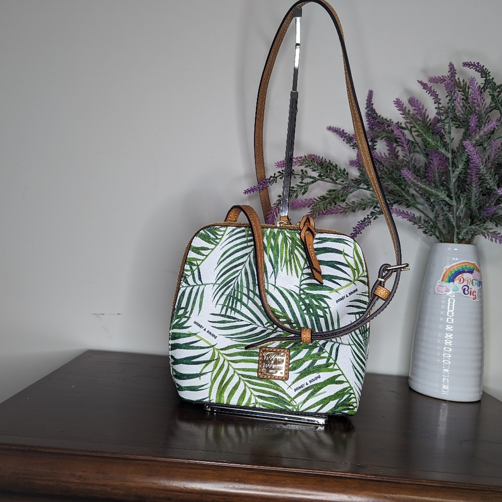 Dooney & Bourke Green Leaf Crossbody Bag